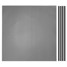 PC Fan Dust Mesh 19.7"x19.7" 1.5mm Hole, Dust Filter with Magnetic Strip Black