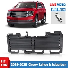 Radiator Shutter Grille For 2015-2020 Chevrolet Tahoe Suburban W/ Motor 84378163
