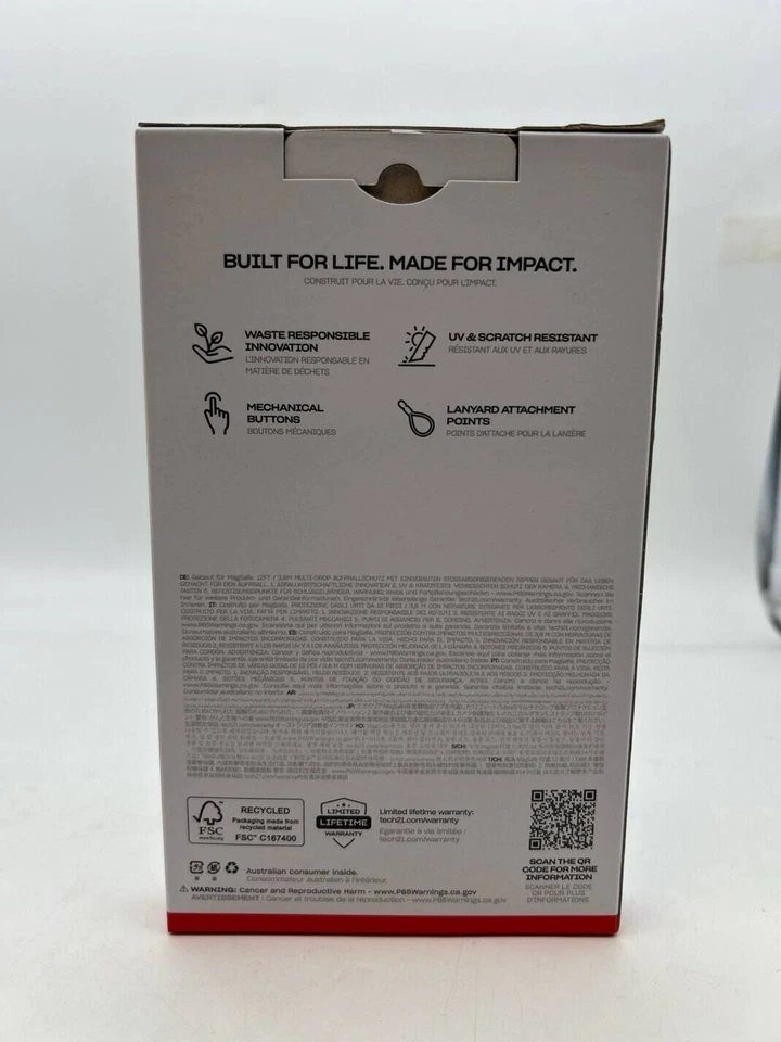 Tech21 EVO CLEAR Magsafe Case for Apple iPhone 16 - CLEAR - Image 2 of 3