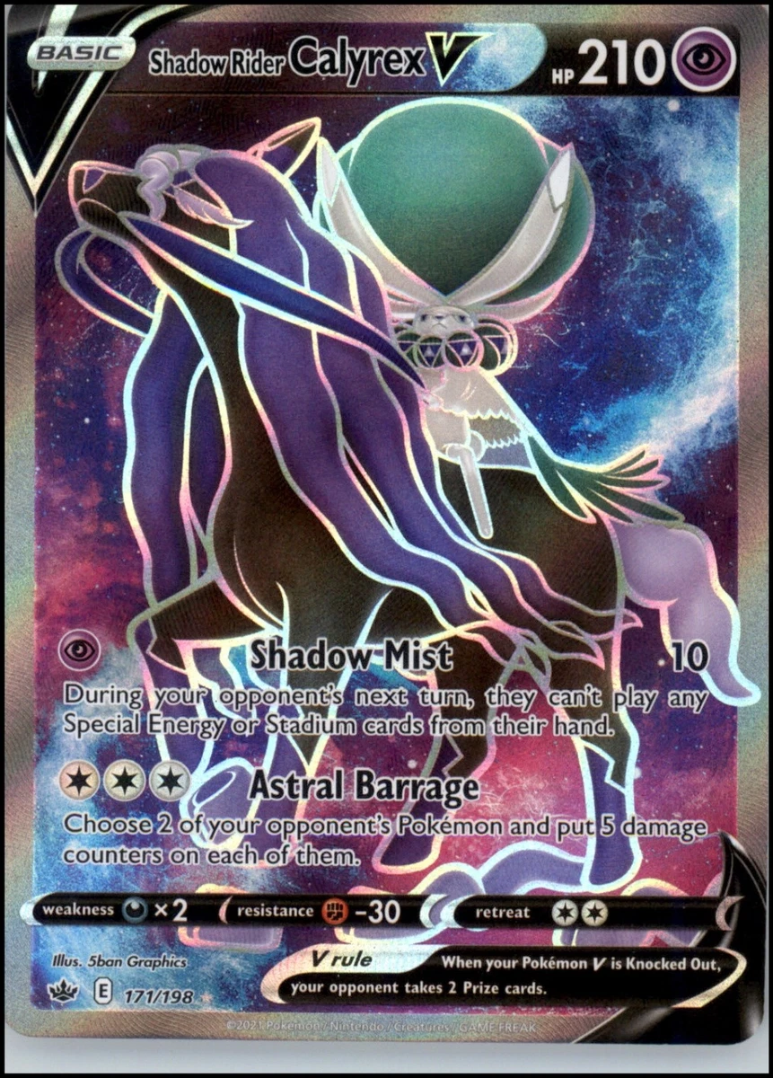 Shadow Rider Calyrex V Pokémon TCG Cards for sale | eBay