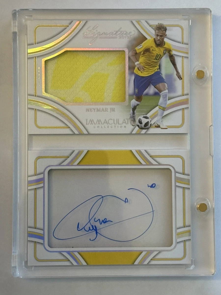 Panini Immaculate Signature Moves Booklet Neymar Jr. Auto /64 