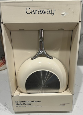 #ad #ad Caraway Home 10.5quot; Fry Pan Cream: Nonstick Ceramic Cookware Oven Safe Non Toxic $78.99