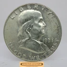 1959-D Franklin Half Dollar, 90% Silver, High Grade - #C59694NQ