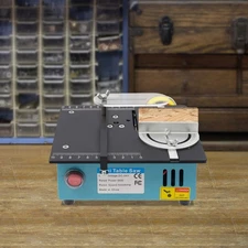 Mini Table Saw Adjustable Small Table Saw Adjustable Mini Table Saw with 4 Blade
