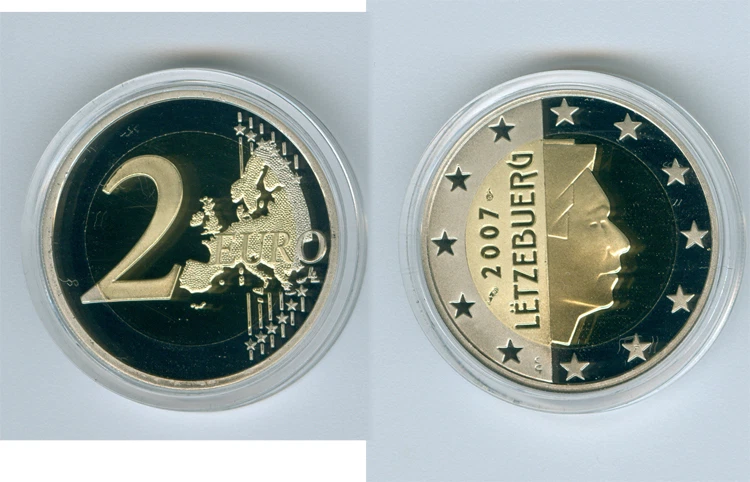 Luxembourg 2 Euro Monnaie Courante PP/PROOF (Choisissez Entre: 2003 - 2017) - Photo 1/1