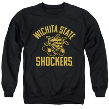 Wichita State University Adult Crewneck Sweatshirt One Color, Black, S-3XL