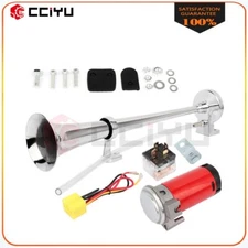 150DB Single Trumpet  Air Horn Train Horn Compressor Kit Fits For Car Truck Boat