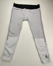 Reebok CrossFit Wmn's Medium Light Grey/White Workout 22" Leggings