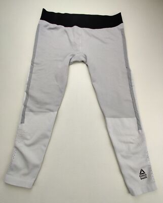 Reebok CrossFit Wmn's Medium Light Grey/White Workout 22'' Leggings