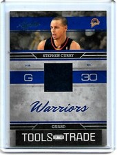 2009-10 Absolute Memorabilia Tools of the Trade BLUE /100 Stephen Curry TOTT23 