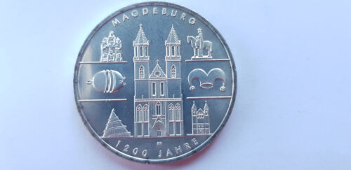 10 Euro Münze 1.200 Jahre Magdeburg 2005 A Sondermünze bf stgl Silber 925 ca 18g - Bild 1 von 2
