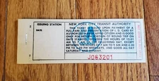 NEW YORK CITY TRANSIT AUTHORITY NYC SUBWAY TICKET BOOK HANDICAP CITIZEN NYCTA 