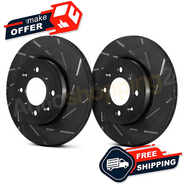 EBC USR BlackDash Series Sport Slotted Brake Rotors for 13-19 Honda Accord - Изображение 3 из 4
