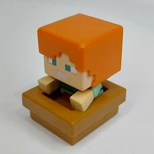 Minecraft Mini-Figures 1" Alex with Boat Mini Action Figure Mattel Mojang
