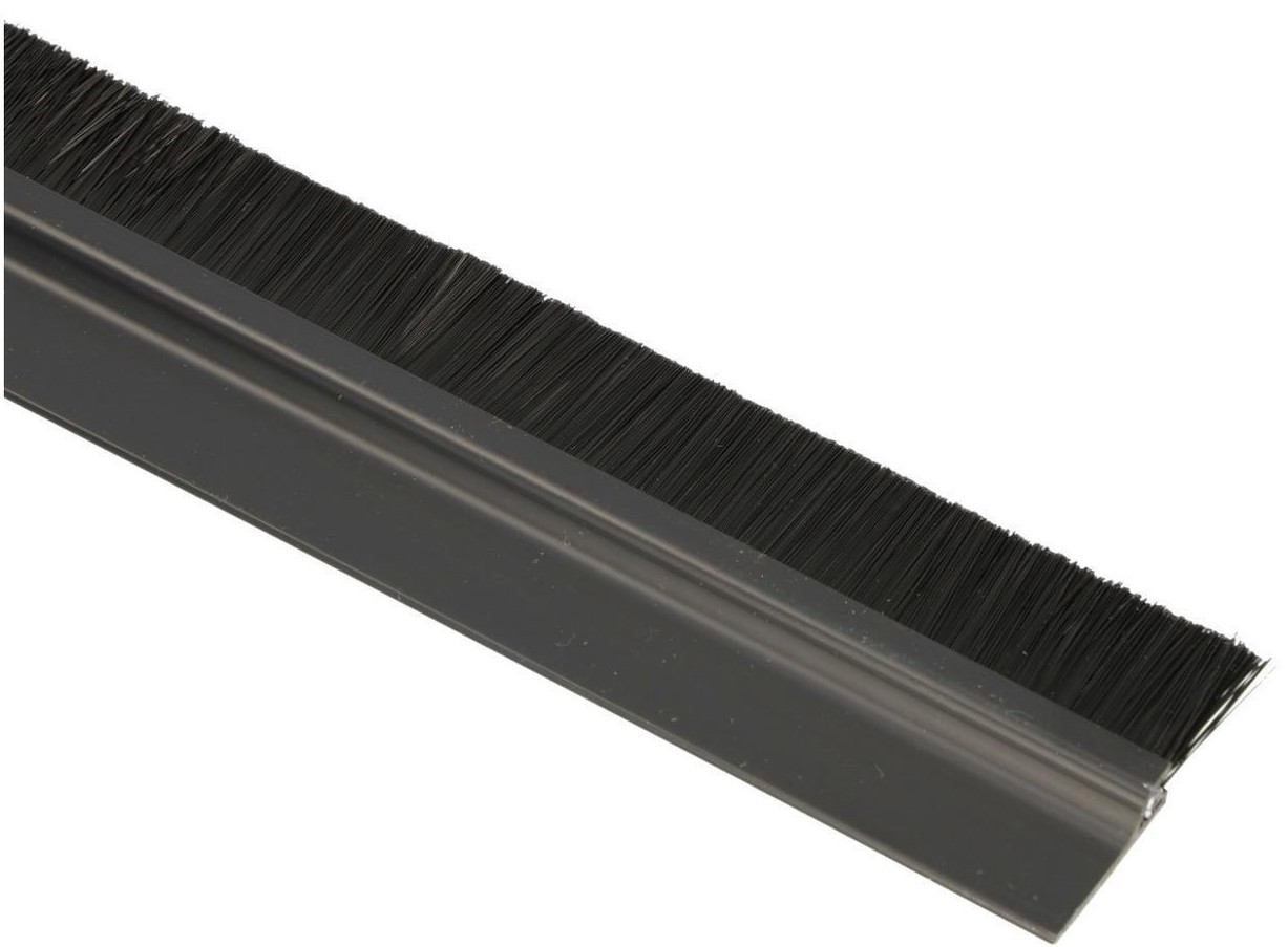 Türbodendichtung Aluminium Mit Bürste - 100cm Zugluftstopper