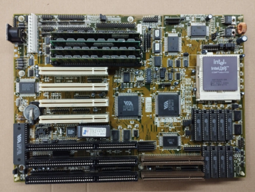 VINTAGE FIC 486-VIP-IO SOCKET3+INTEL DX4 100MHz+64MB VLB/PCI/ISA RETRO AT - Picture 1 of 7