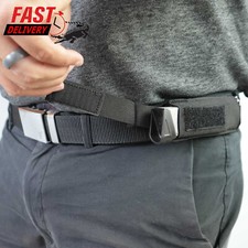 Concealed Carry Single Pistol Mag Holder Tactical 9mm Horizontal Magazine Pouch