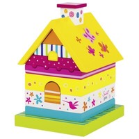 goki Steckhaus Susibelle Stapelspiel Steckspiel Holzspielzeug Motorik