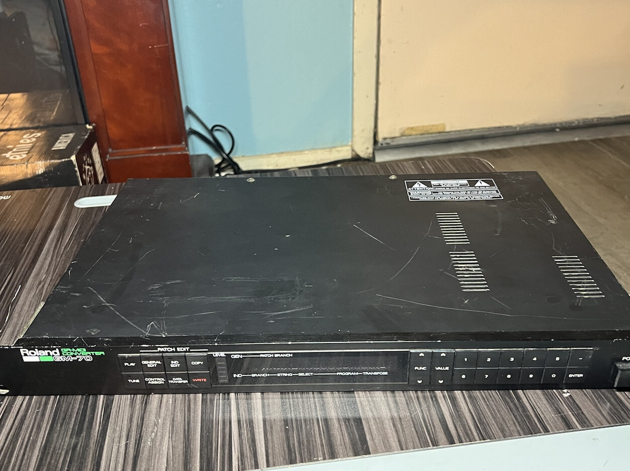 Roland GM70 Guitar To MIDI Converter Vintage Sound Module eBay