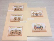 DIY KIT - 5 File Folder Set - Activity -Turkeys UNCUT