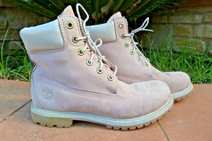 boots femme rose