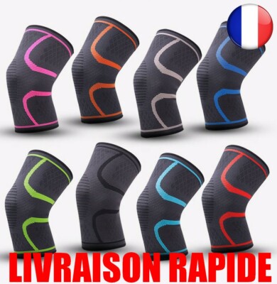 Genouillères De Sport Pour Hommes Et Femmes, Orthèse De Genou Avec Sangles Reglables Genouilleres Medicales De Compression Elastiques Respirantes E 98665445
