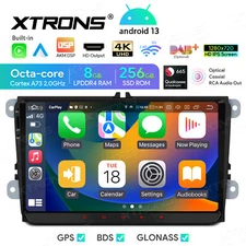 9" For VW/Jetta/Passat Android 13 8+256G Car Play Stereo Radio GPS 4G WiFi 8Core