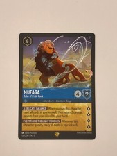 mufasa card lorcana - Shimmering Skies - Steel Card Type Mufasa 185/204 Disney Lorcana Into