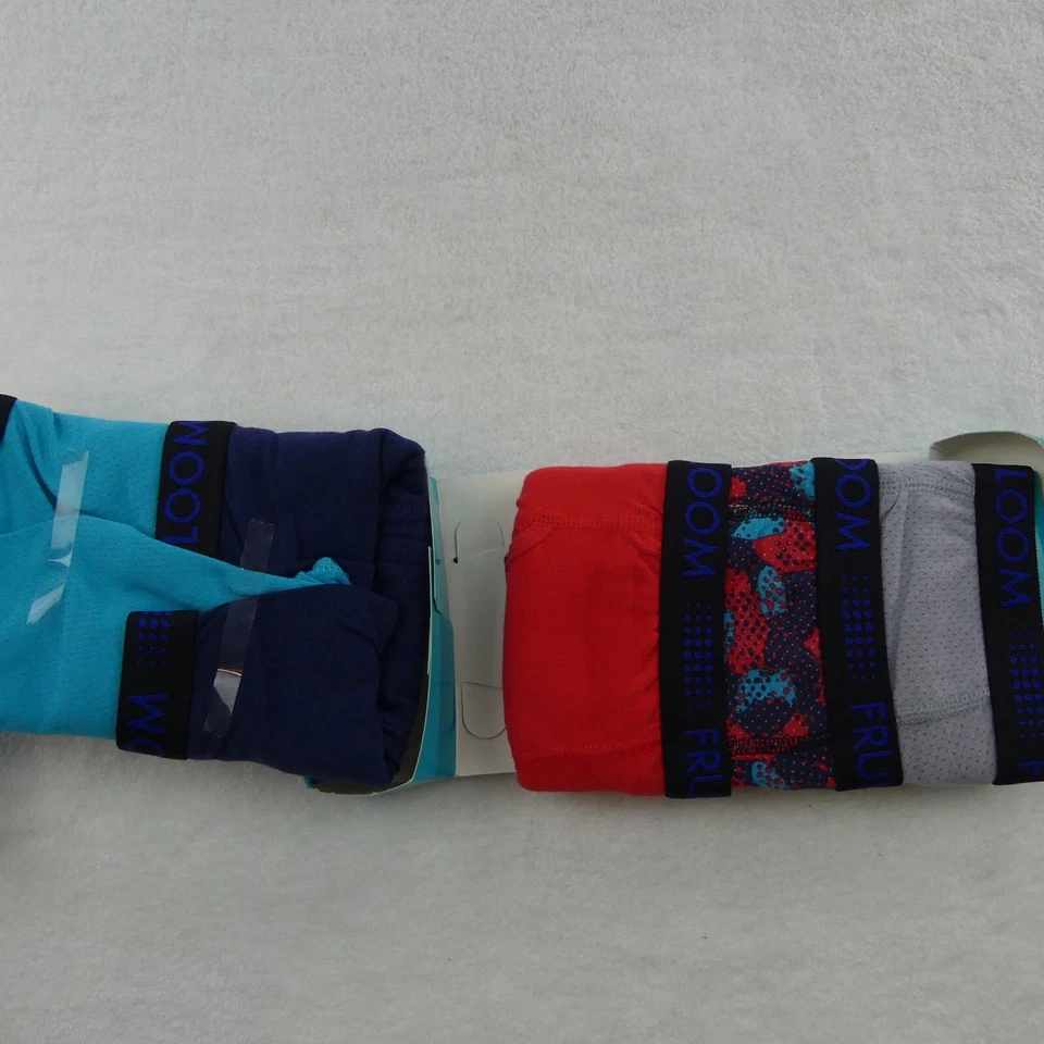 Calzoncillos boxer Fruit Of The Loom ropa interior niños pequeños 6/8 micro malla 5 pares Foto 4 de 4