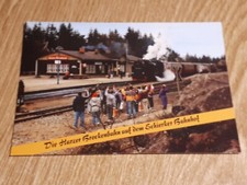 #V466 Ansichtskarte Postkarte Die Harzer Brockenbahn Schierker Bahnhof Lok 