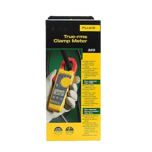 Fluke 325 True RMS DC AC Current and Voltage Tester Capacitance Clamp meter NEW - Image 2 of 4