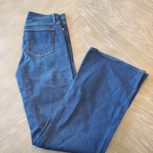 Women's Gap 1969 Jeans 25/R Flare 27" waist 32" inseam blue