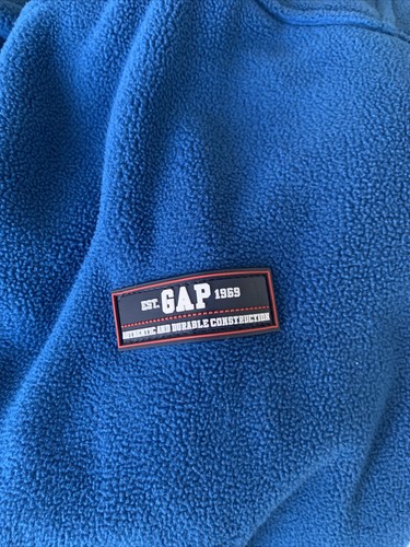 Gap Fleece Zip Jacket Size Youth XL (12) Blue - Picture 6 of 7