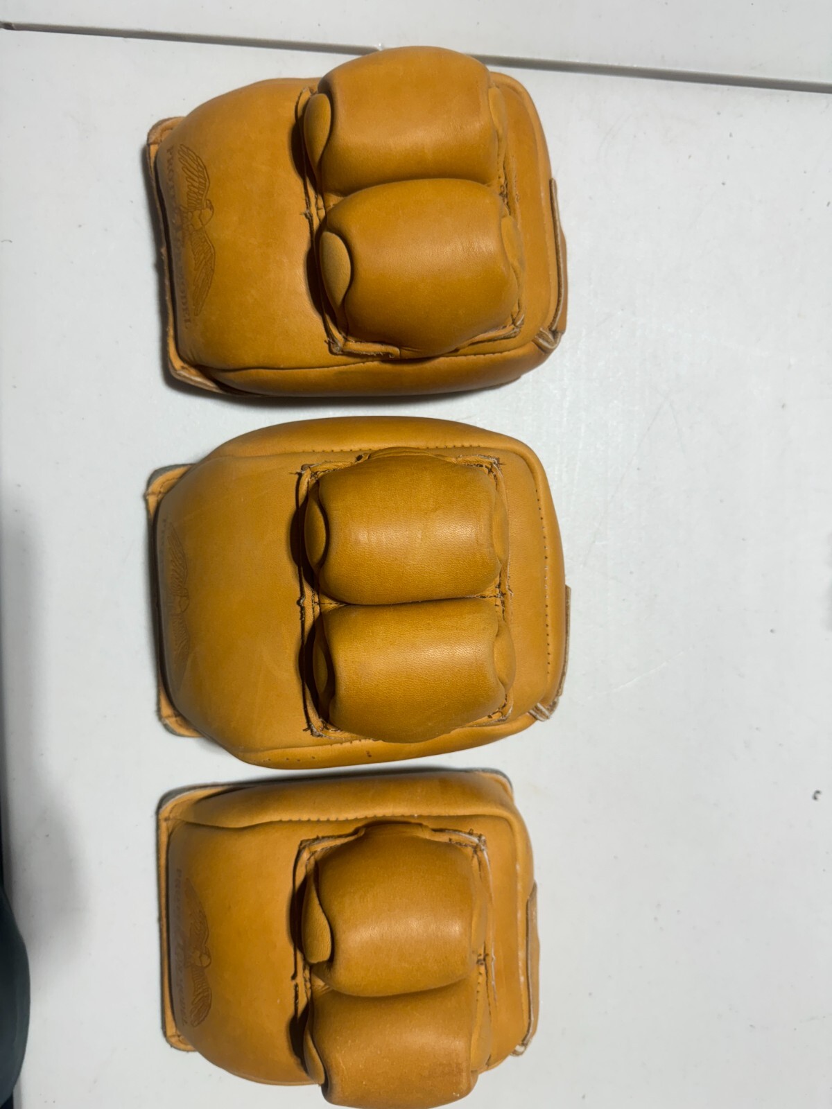 3 pack Protektor Model Rabbit Ear Rear Bag Hard Bottom Rifle Rest Tan