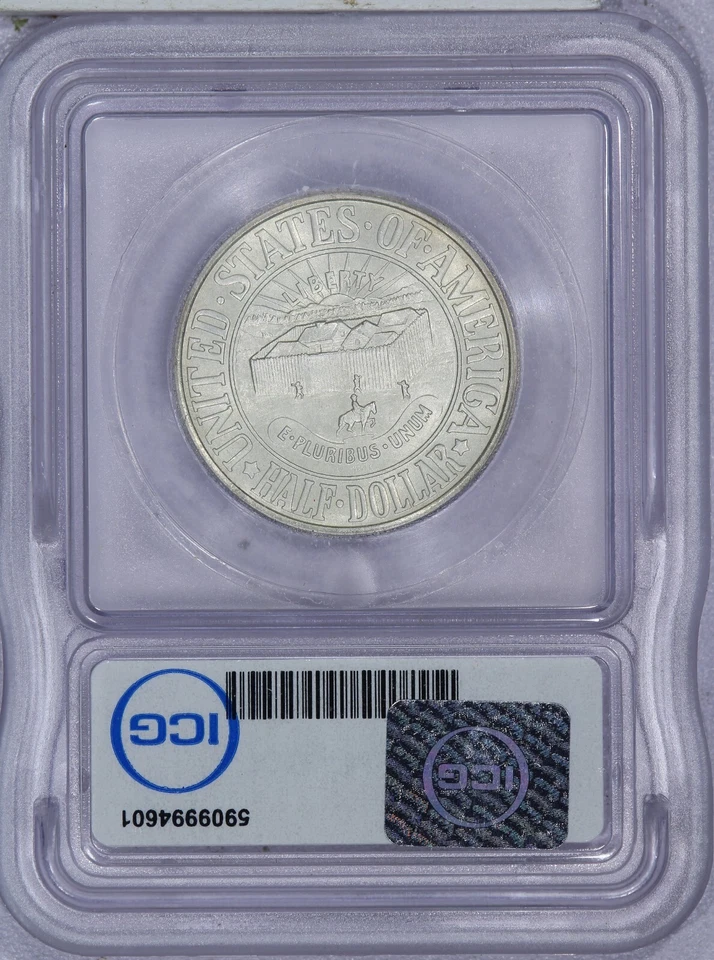 1936 York Half Dollar 50C ICG MS66 - Image 2 of 2