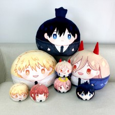 Anime Chainsaw Man Pochita Makima Power Plush Pillow Soft Stuffed Toy Xmas Gift