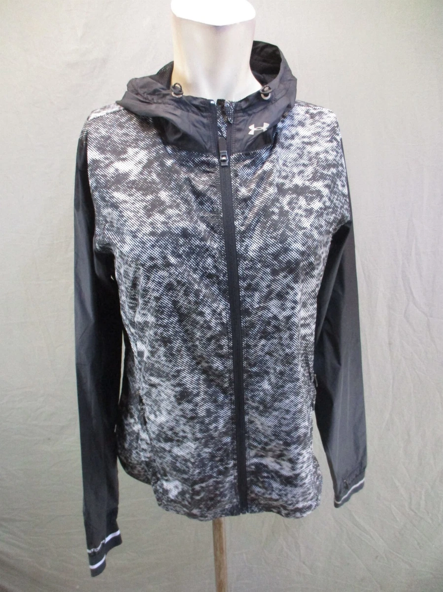 Under Armour STORM1 Size M Womens Full Zip Pocket Stand Collar Windbreaker 125