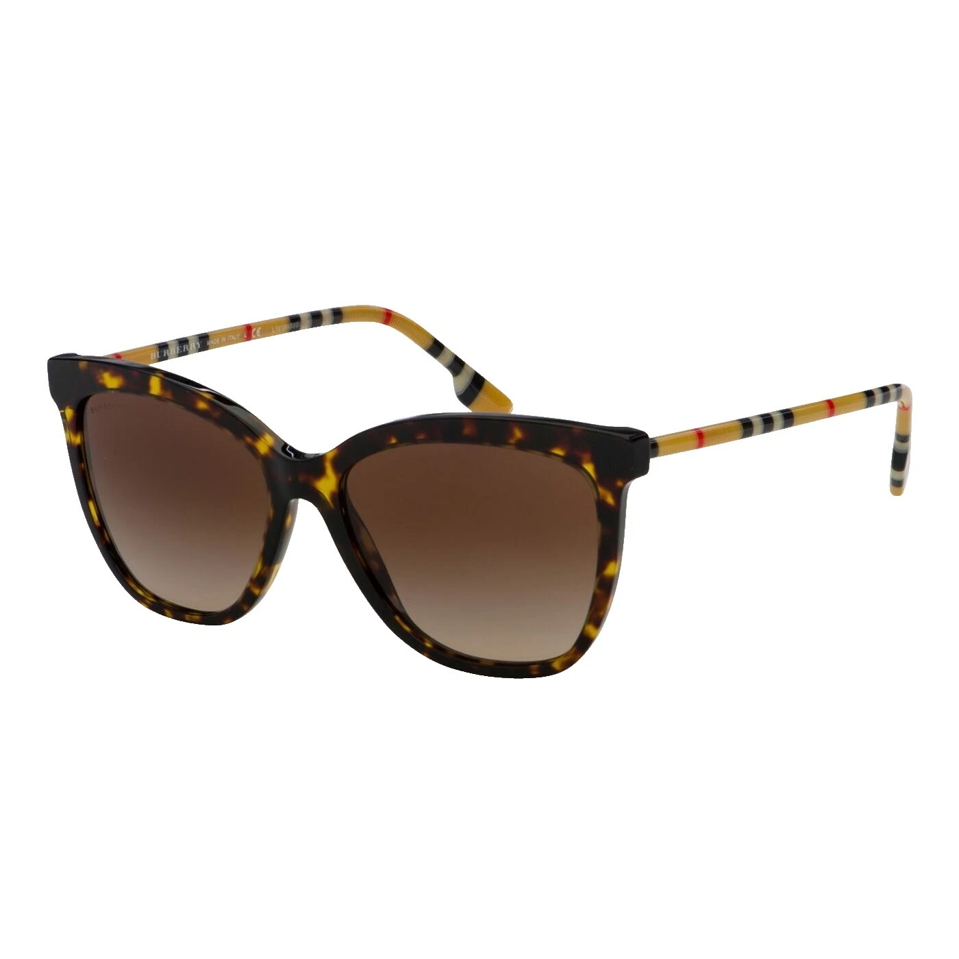 博柏利猫眼塑料镜框太阳镜女