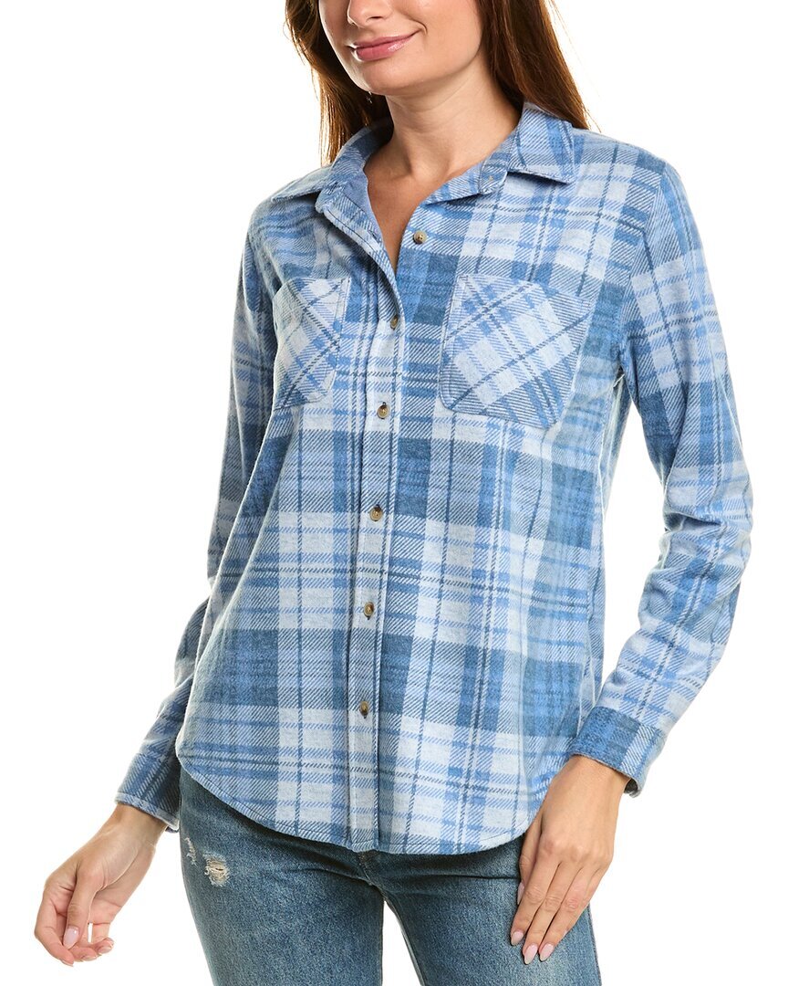 Пляжная фланелевая рубашка Sally Brushed, женская, синяя, Xs