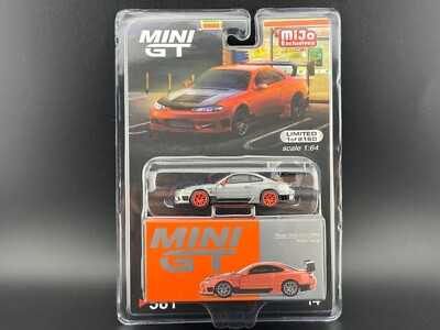 Mini GT Nissan Silvia S15 D-MAX Metallic Orange RHD MGT00581 1/64 CHASE