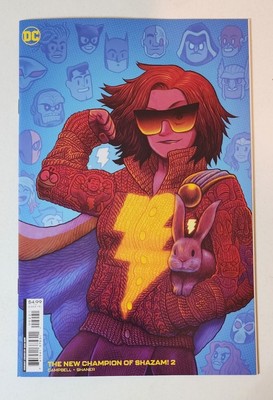 NEW CHAMPION OF SHAZAM #2 COVER B DAN HIPP CARD STOCK VARIANT NM DC 2022