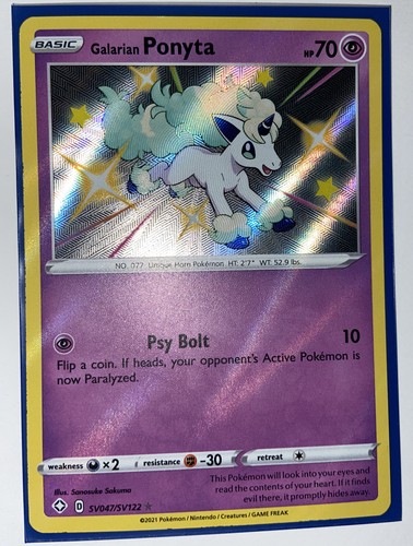 Pokémon - Tarjeta Coleccionable Dubwool V SV120/SV122 - Serie Shiny Vault - Bóveda Brillante