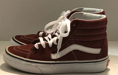 dark red vans high tops