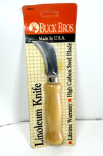 BUCK BROS Linoleum Knife Blade (MADE IN USA) 40412 High Carbon Steel NEW SEALED