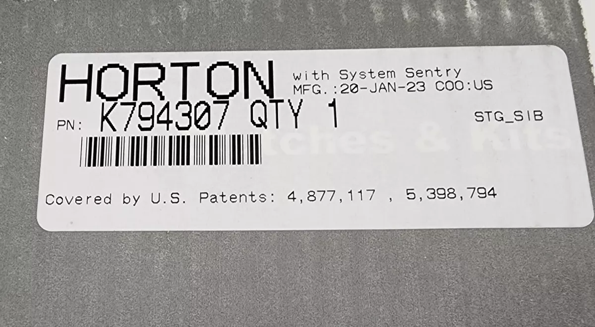 OEM Genuine Horton Klondike Fan Clutch repair kit S Type K794307 
