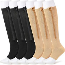3 Pairs Vital Socks for Compression and Circulation Medias de Compresion y Circu
