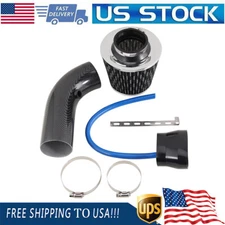 3"Car Cold Air Intake Filter Induction Kit Pipe Flow Hose System Car Accessories