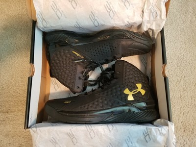 curry 1 black and gold