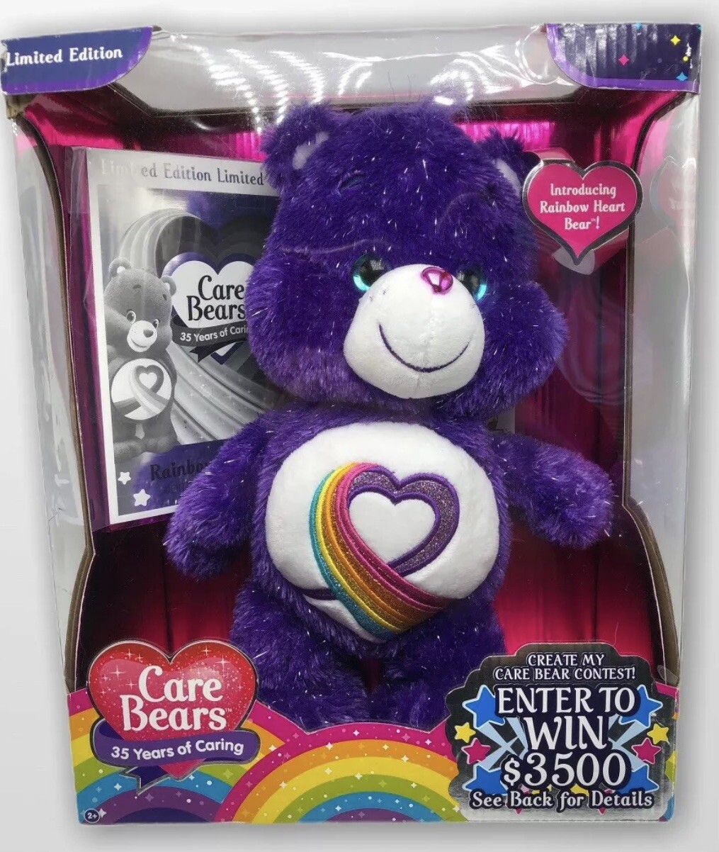 care bears rainbow heart bear