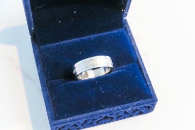 ゴールドリング I FEEL YOU EVEN WHEN I CLOSE MY RING Stainless Steel Stamped Size 8 NEW I Feel You Even When I